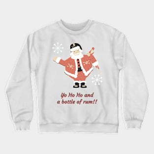 Vintage Pirate Santa Crewneck Sweatshirt